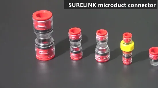 Giunti per cavi in ​​fibra ottica Connettore per microcondotto con blocco gas dritto in fibra HDPE con soffio d'aria